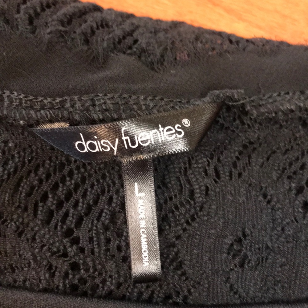 Black Dress with Overlay - Picture 5 of 5